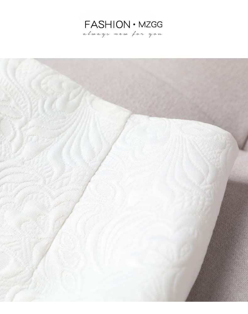 白スカート 上品な花柄レース織りタイトスカート