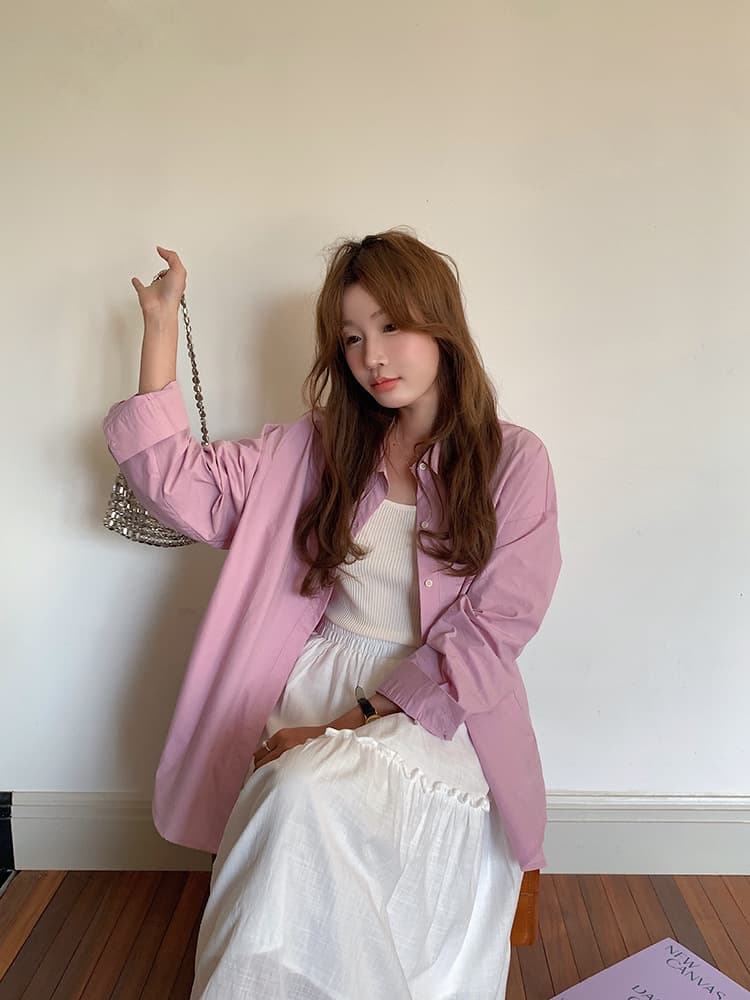 白スカート  ティアードフリルロング綿麻スカート