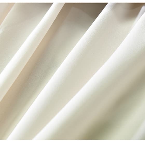 白スカート 上質プリーツスカート 雪の舞い