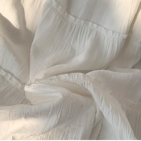 白スカート ティアードフレア ロングスカート