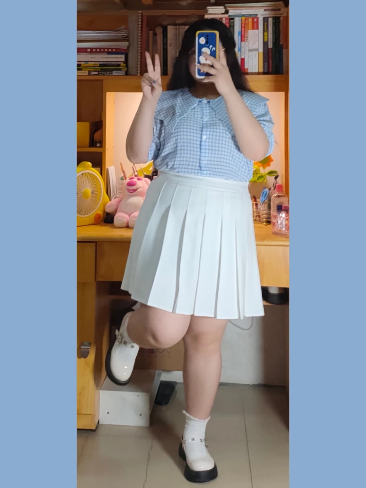 白スカート 優美な たっぷりプリーツスカート