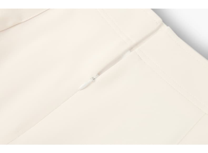 白スカート 贅沢プリーツ スカート