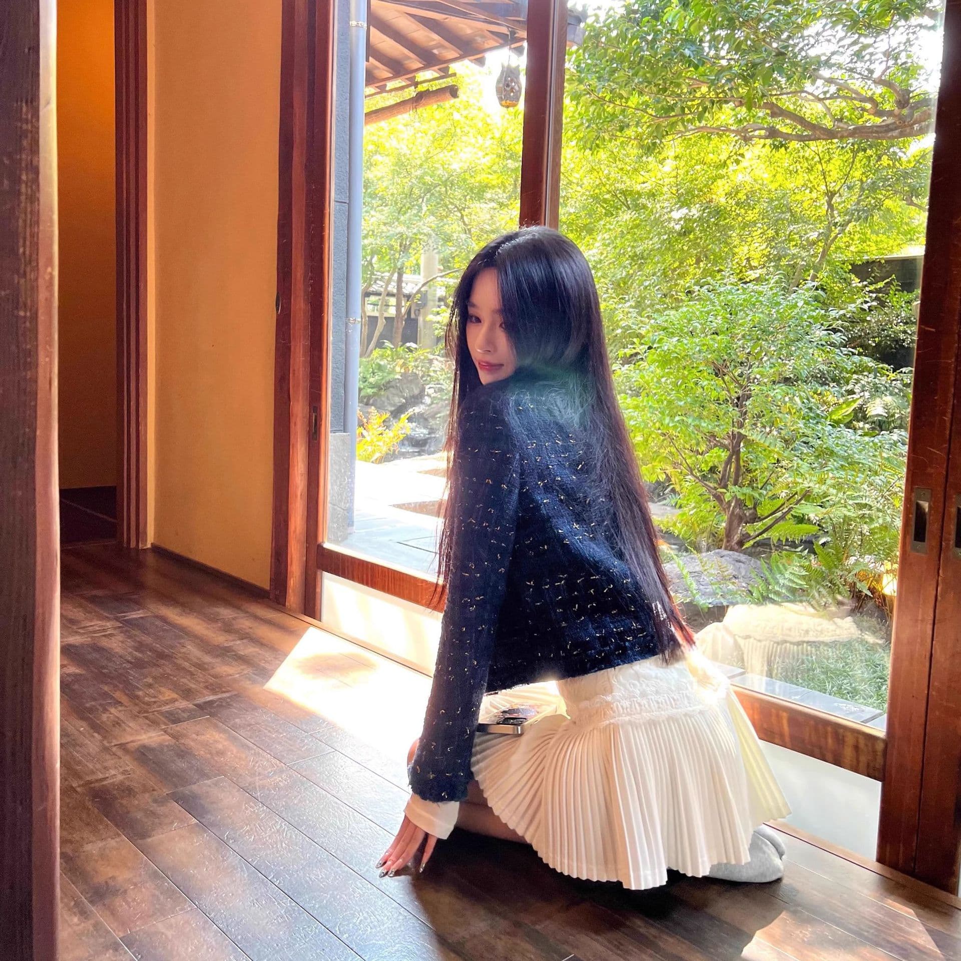 白スカート 優美プリーツミニスカート